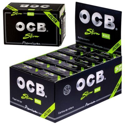 OCB Premium Slim Rolls + Tips, 24 Stk.