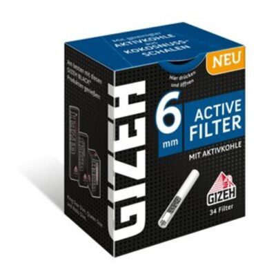 Gizeh Active Kohlefilter 6mm 1 x 34 Filter