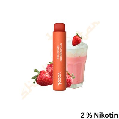 VOZOL STAR 2000 Puffs - Strawberry Smoothie 2%