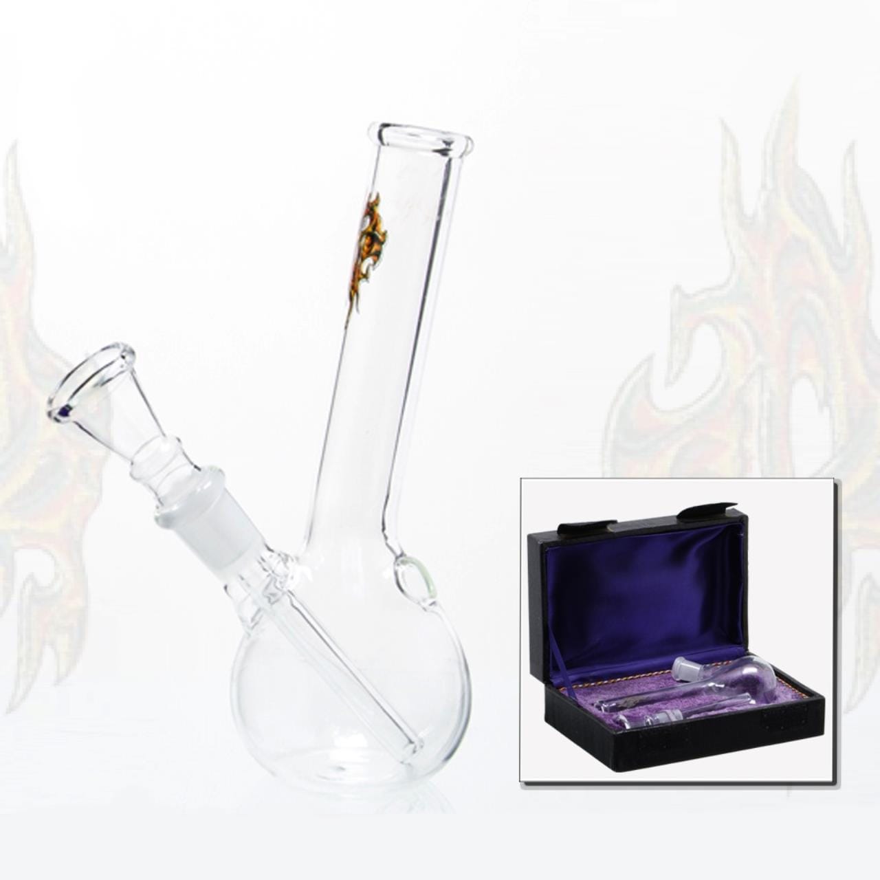 Glass Bong in Box 16cm Ø14.5mm