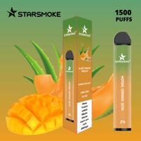 STARSMOKE Aloe Mango Melon 1500 Puffs 2% Nic.