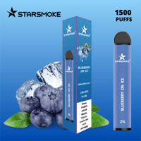 STARSMOKE Blueberry On Ice 1500 Puffs 2% Nic.