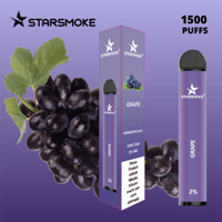 STARSMOKE Grape 1500 Puffs 2% Nic.