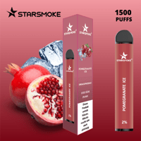 STARSMOKE Pomegranate Ice 1500 Puffs 2% Nic.