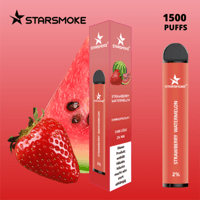 STARSMOKE Strawberry Watermelon 1500 Puffs 2% Nic.