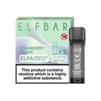 ELFBAR ELFA 2ml Pods - Cranberry Grape