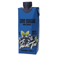 SuchtTea Zero Blueberry + Vanilla Tetra 500ml