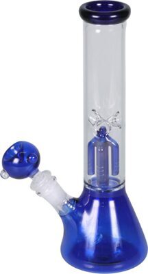 Glass Bong Premium Blau 28.5 cm
