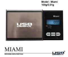 Miami Digital Scale Black - 100g x 0.01g