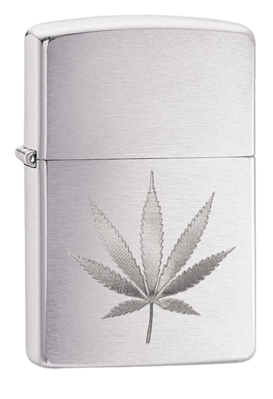 Zippo Feuerzeug Leaf Design Engraved