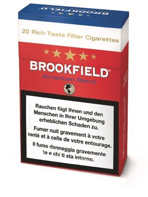Brookfield American Blend Box Cigarettes 20