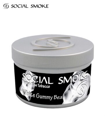 Social Smoke White Gummy Bear 100 g