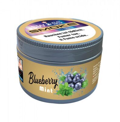 Swiss Smoke Shisha Tabak - Blueberry Mint 200g