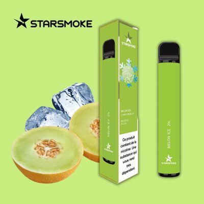 STARSMOKE Melon Ice 800 Puffs 2% Salt Nicotine