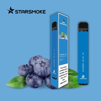 STARSMOKE Blueberry Ice 800 Puffs 2% Salt Nicotine