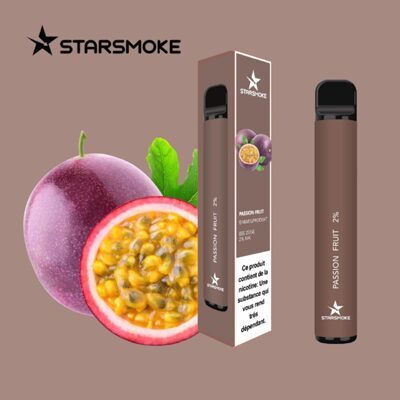 STARSMOKE Passion Fruit 800 Puffs 2% Salt Nicotine