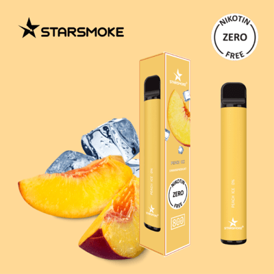 STARSMOKE Peach Ice  800 Puffs ( Ohne Nikotin)