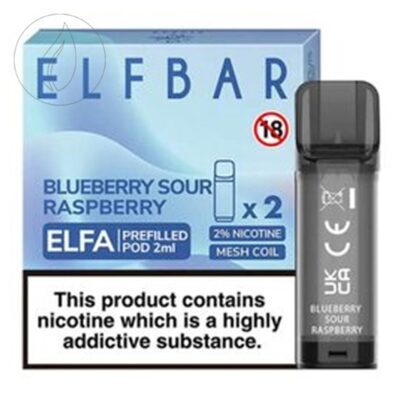 ELFBAR ELFA 2ml Blueberry Sour Raspberry