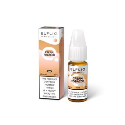 ELFBAR ELFLIQ - Cream Tobacco  20mg 10ml