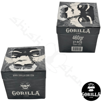 Gorilla Cube Naturkohle 460g, 26mm / 27 Pcs
