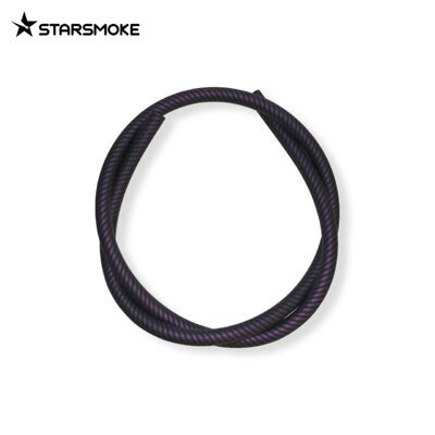 Silikonschlauch Carbon - Black / Violett