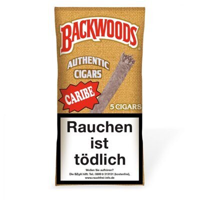 Backwoods Caribe Cigars, 1 x 5 Stk.