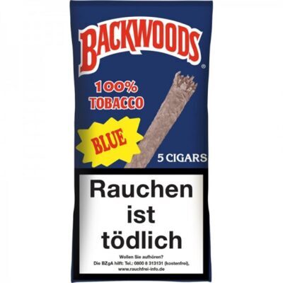 Backwoods Blue Cigars ( Vanilla ), 1 x 5 Cigars