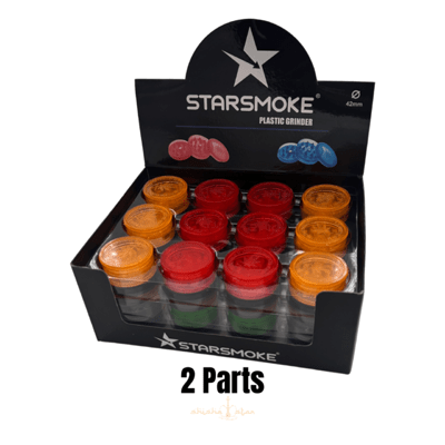 STARSMOKE Grinder Plastic 40mm 2 Parts