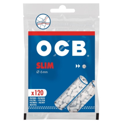 OCB Slim Paper Filter 6mm (34x120)