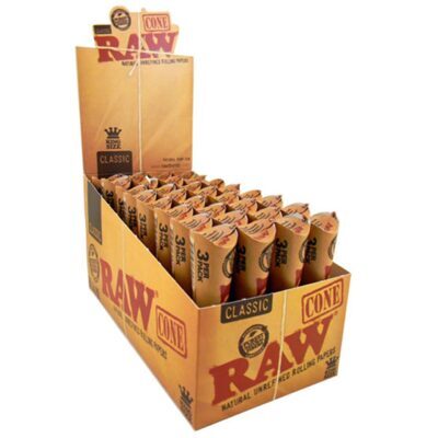 RAW Cone Classic Unrefined, King Size, 33 x 3 x 96