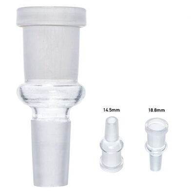 Glass adapter for bongs SG:18.8mm to SG:14.5mm