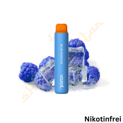 VOZOL STAR 2000 Puffs - Blue Razz Ice 0% Nikotin