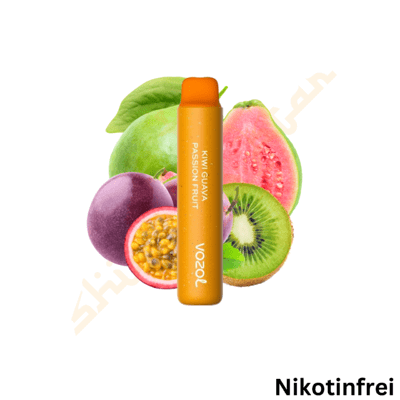 VOZOL STAR 2000 Puffs - Kiwi/Guava/Passion Fruit 0% Nikotin