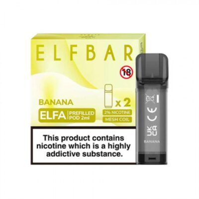 ELFBAR ELFA 2ml Pods - Banana