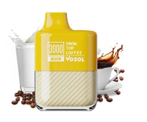 VOZOL Alien 3000 Puffs 2% Nic. - Snow Top Coffee