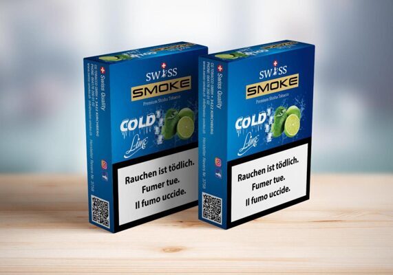 Swiss Smoke Shisha Tabak Cold Lime 50g